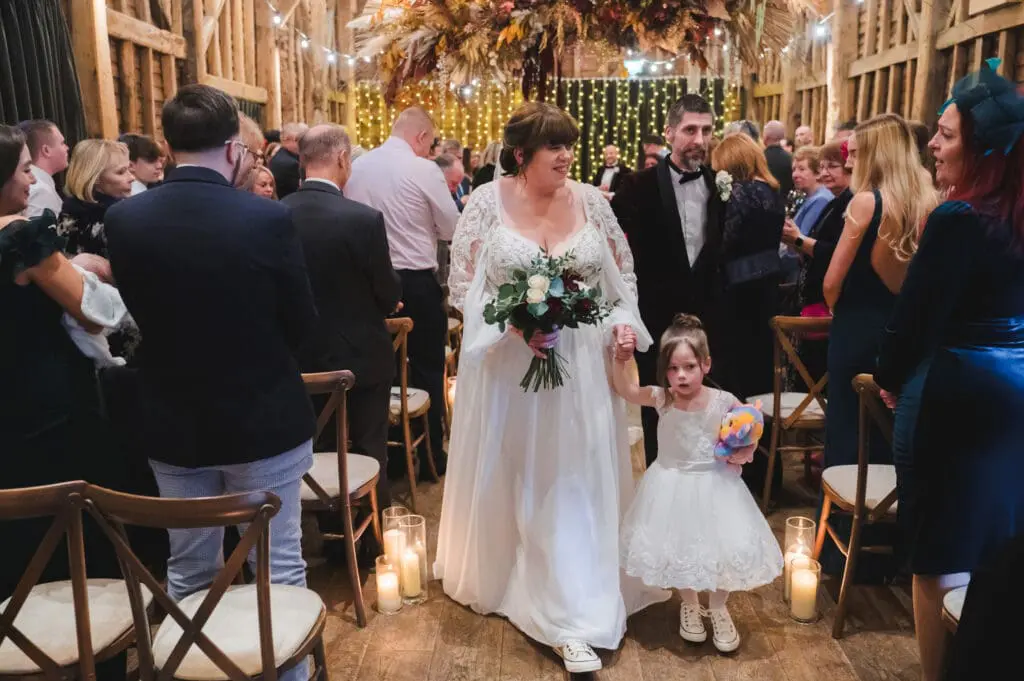Winter Wedding at The Barns at Redcoats