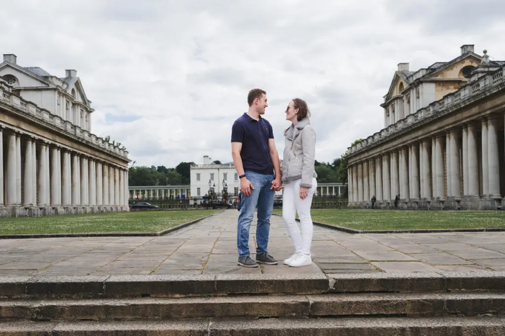 Couples shoot at Greenwich Park