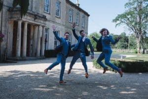 Jumping Groomsmen