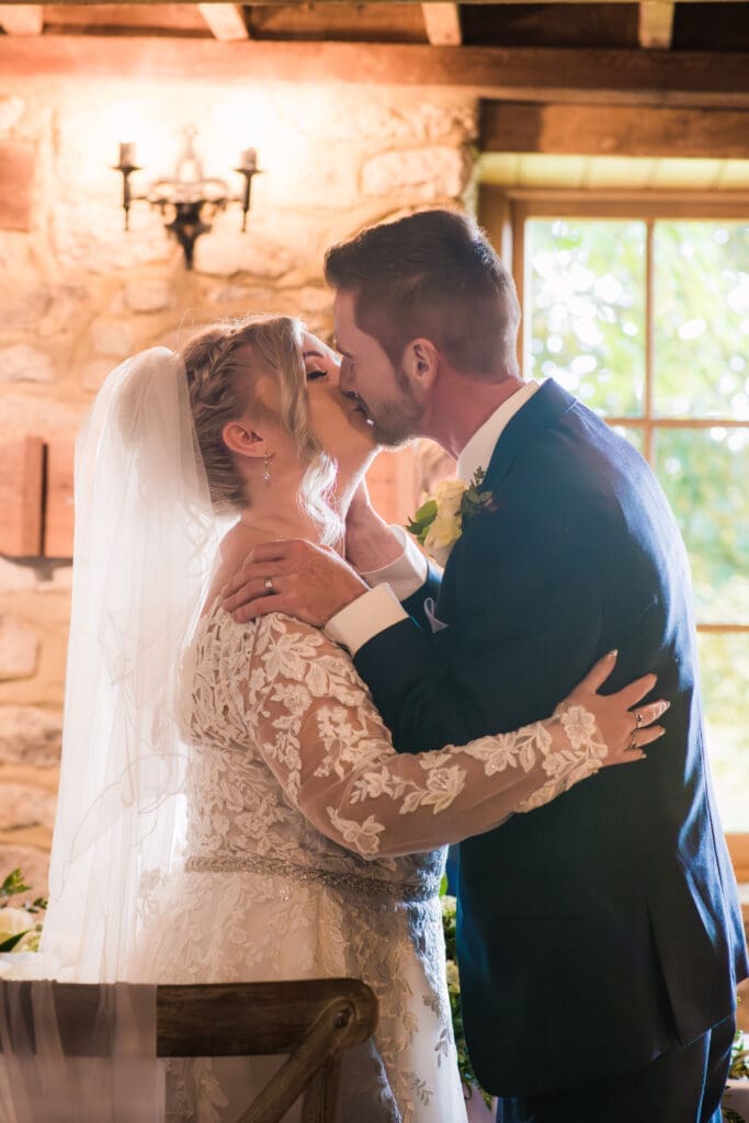 Buckinghamshire's Notely Tythe Barn - You may kiss the bride