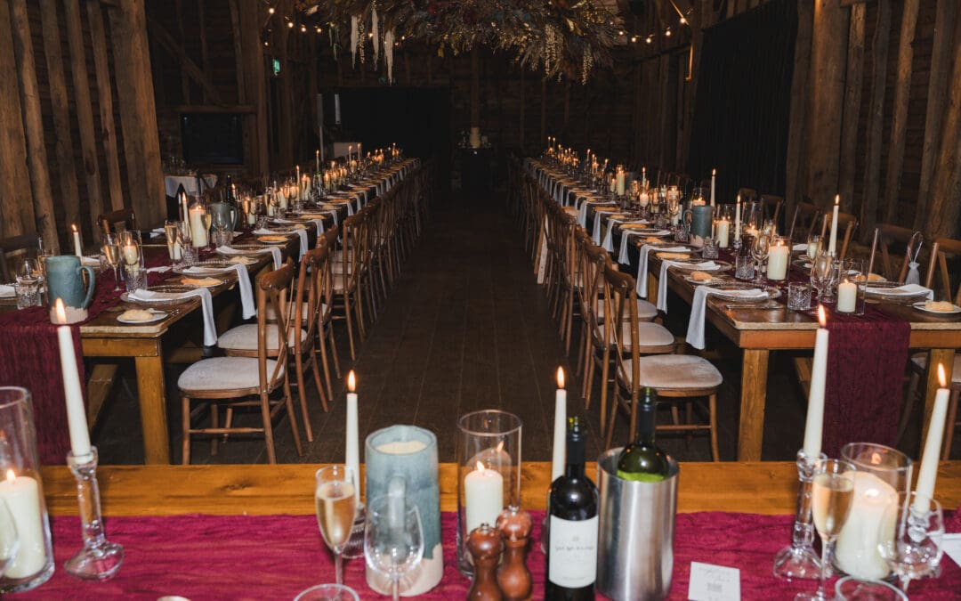 A Magical Winter Wedding at The Barns at Redcoats.