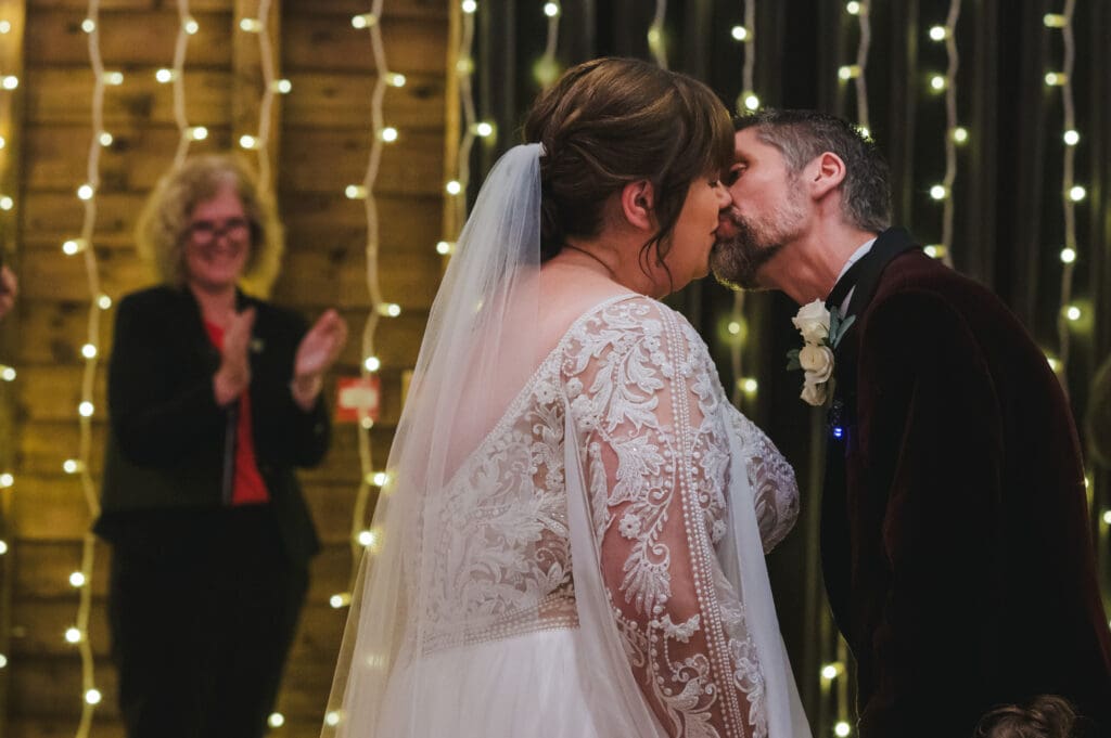 The Barns at Redcoats Winter Wedding 